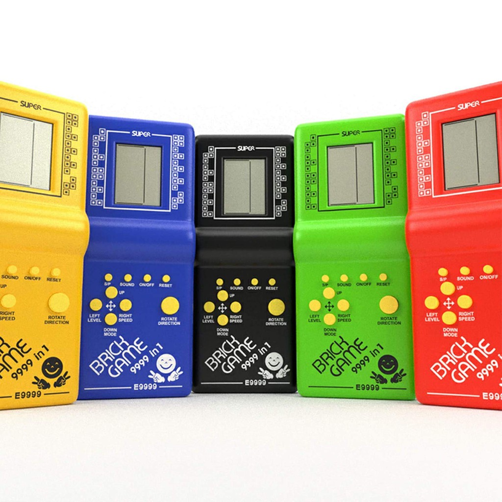 Mainan Anak Mainan Jadul Gameboy Tetris 9999 In 1 Gamebot Brick Game Gimbot Tetris Gembot Permainan 90an-6