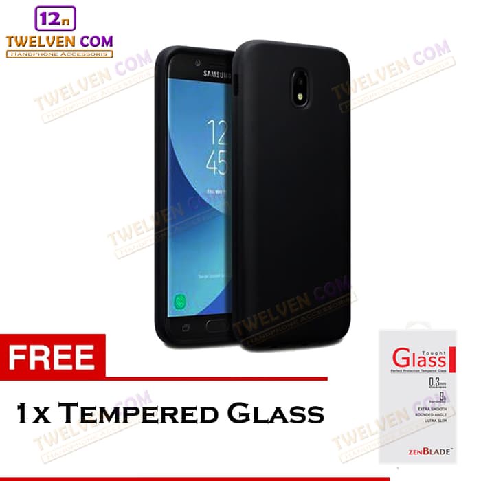 [FLASH SALE] Case Slim Matte Softcase Samsung J5 Pro - Free Tempered Glass