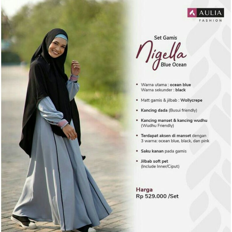 Gamis Terbaru Aulia Nigella Ocean