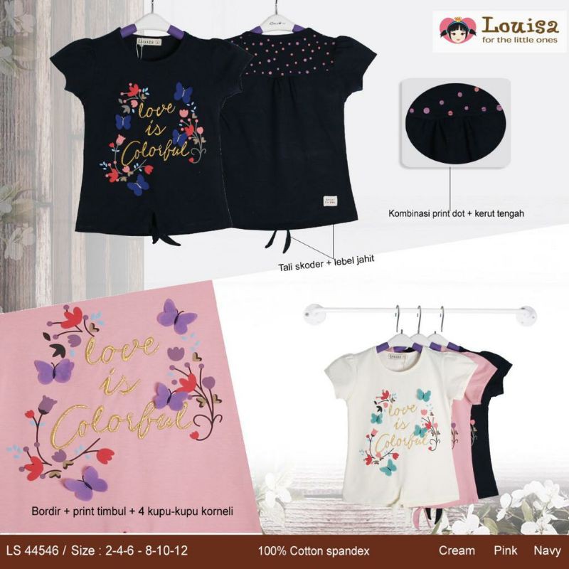 Kaos Anak Perempuan Louisa
