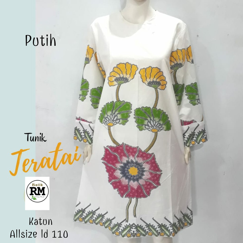 Tunik teratai ori batik solo