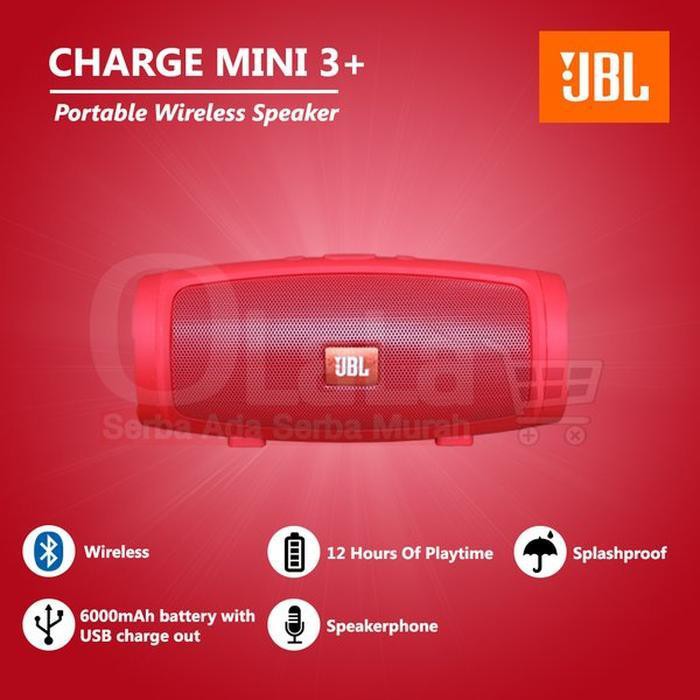 Jual JBL Speaker Charge Mini 3 Bluetooth Portable Wireless Aux Memory USB OLL-007 Limited