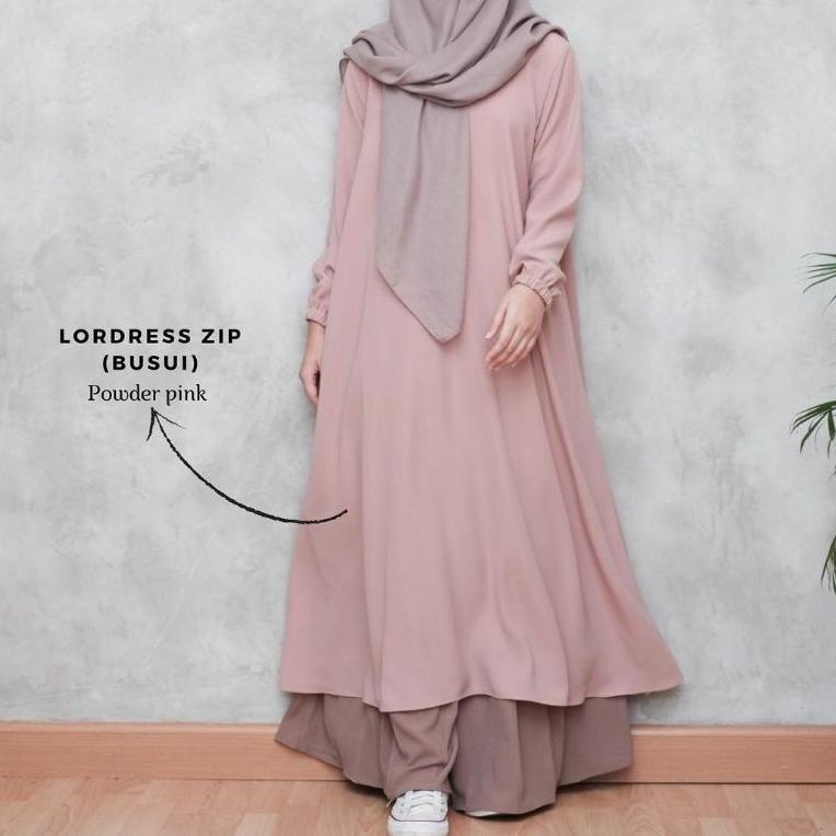 KN.438192 ‣ GAMIS TUNIK BASIC POLOS/GAMIS ABAYA