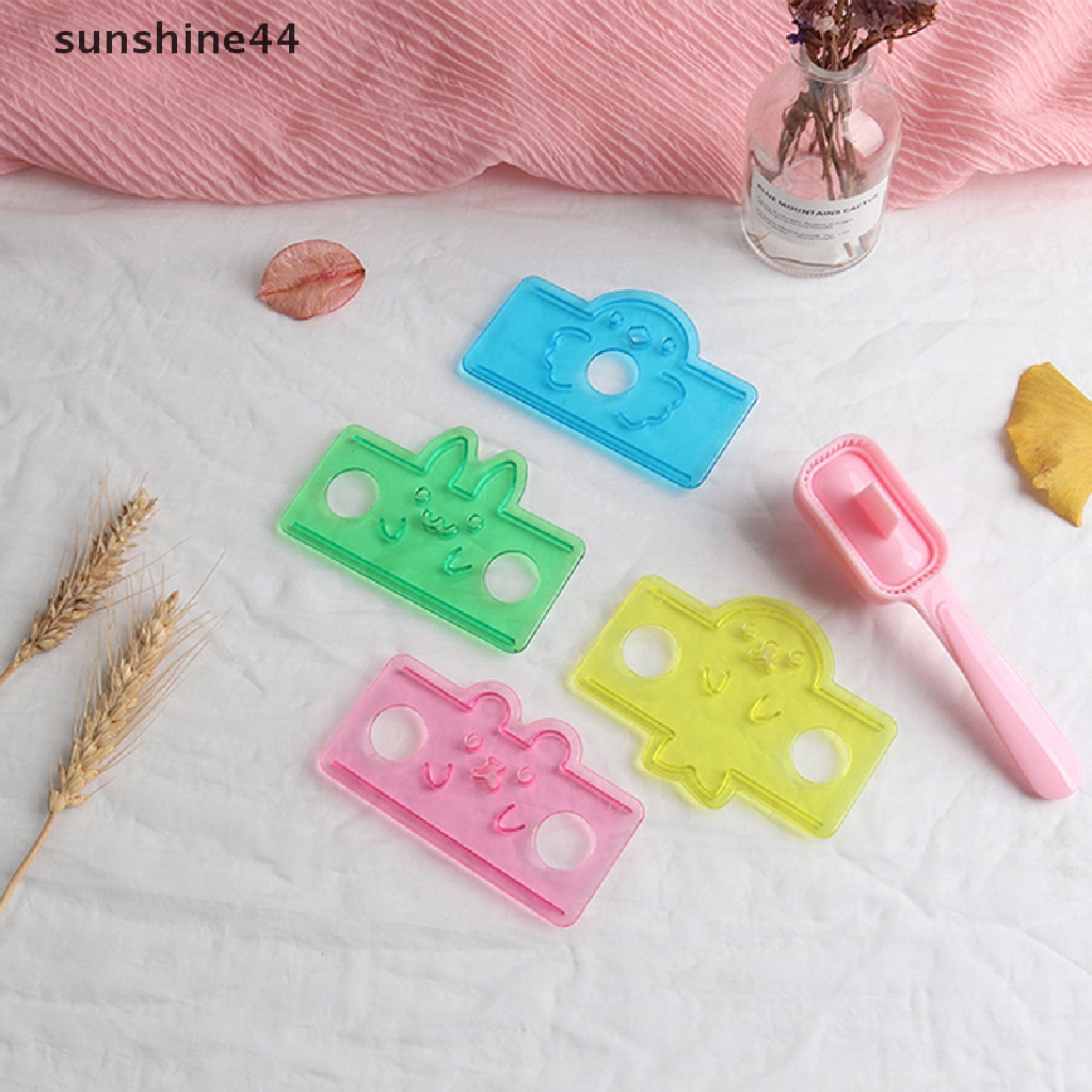 Sunshine 5 in 1 Cetakan Nasi Bentuk Kartun Bayi Onigiri DIY