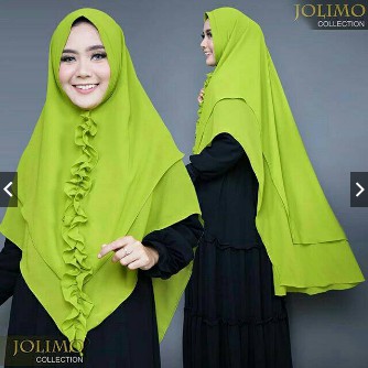 Hijab Khimar Ceruti Jumbo LV Kriwil