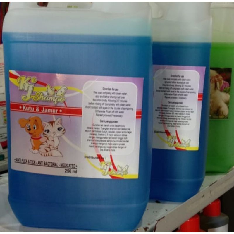 Shampo kucing anti jamur &amp; kutu 250ml/5liter termurah