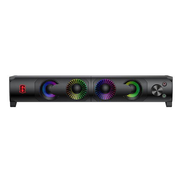 SPEAKER SOUND AUDIO GAMING GAME ROBOT GAMEN RS300 RS 300 SOUNDBAR LED RGB PC LAPTOP HP KOMPUTER