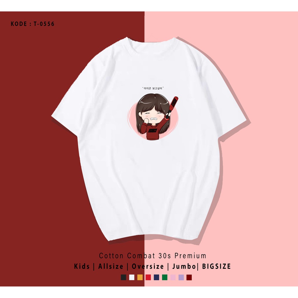 KAOS / T-SHIRT KPOP IKON / BEST SELLER 100% REAL PICTURE / CUSTOM HADIAH / KADO UNIK