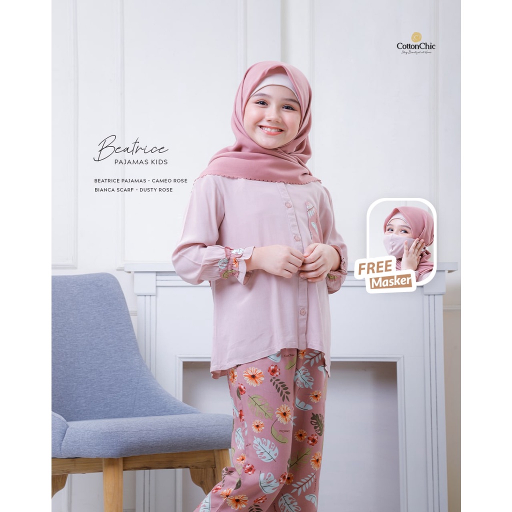 Piyama Beatrice pajama by cotton chic terbaru 2022