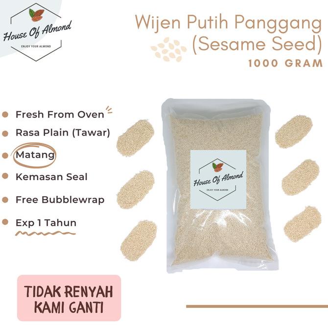 

Wijen Putih Panggang / Sesame Seeds 1kg