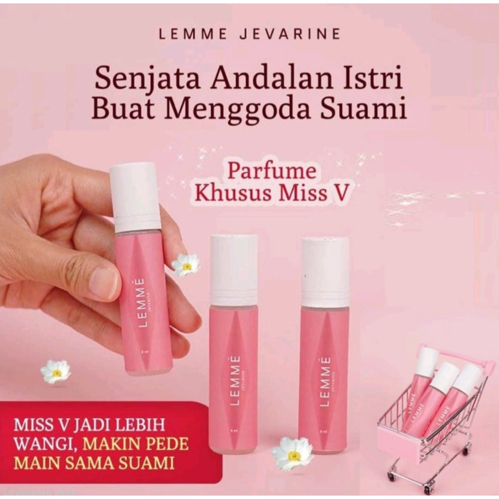 LEMME JEVARINE MISK PARFUME ROLL ON / PARFUM KHUSUS MISS V