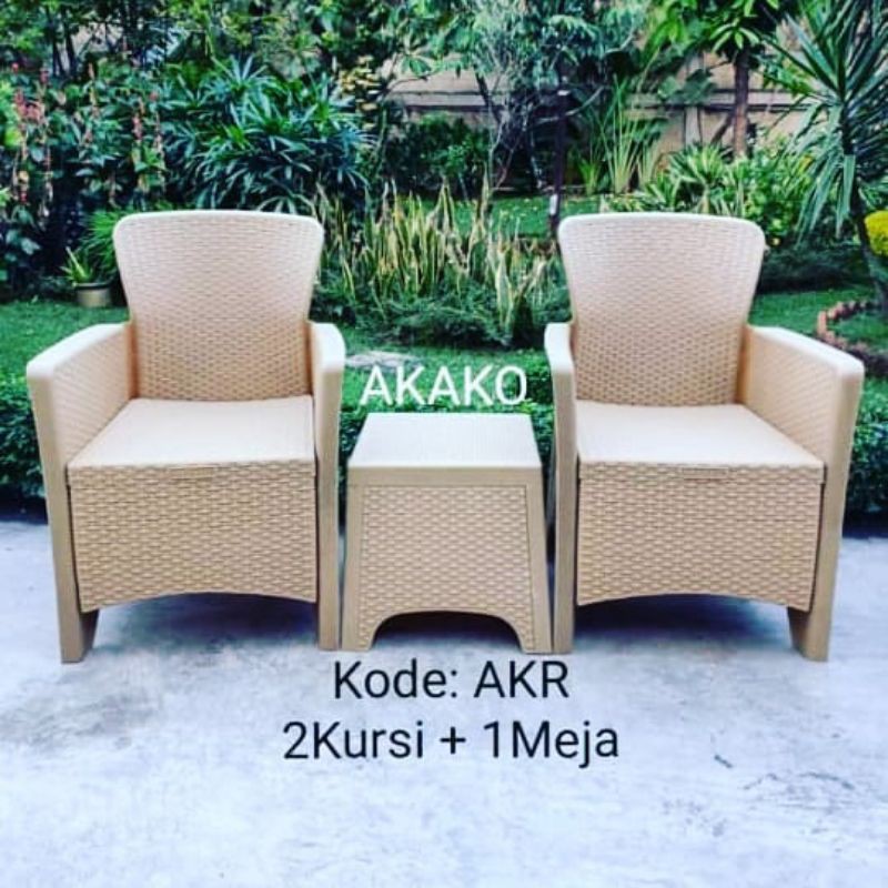 kursi teras plastik akako