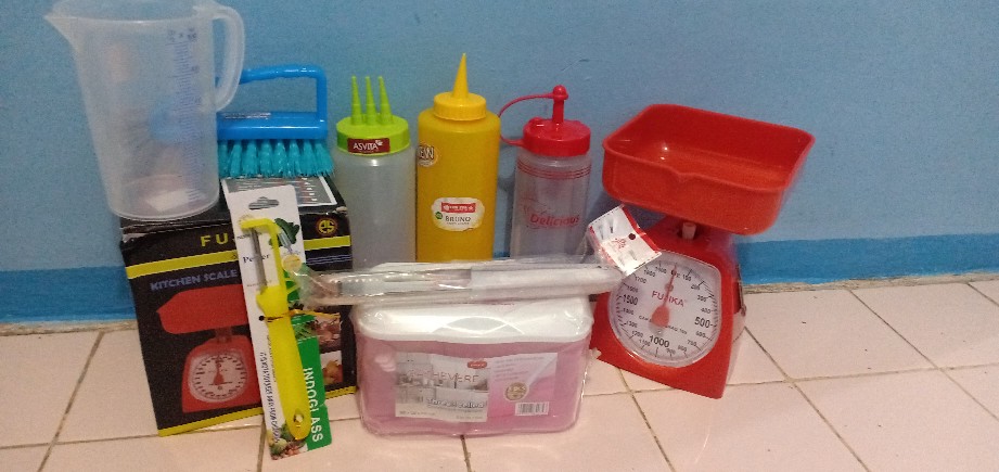 Timbangan Plastik Tepung Kue Dapur Masak Max 2kg Nagako