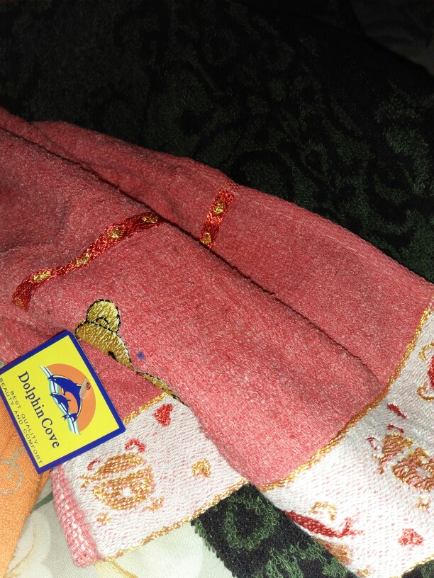 Handuk Leher Champion Bordir 30x90