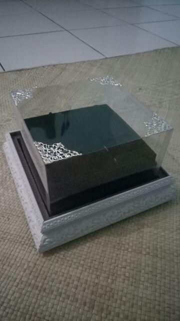 Kotak Cincin Gelang Kalung Frame Tutup Mika Untuk Seserahan/ Lamaran Fcgk