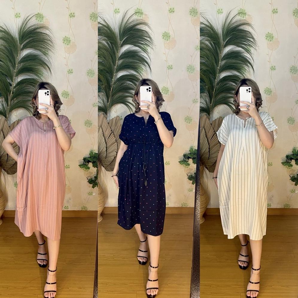 NCDY HOMEWEAR DASTER PENDEK SELUTUT RAYON PREMIUM LD 130cm BUSUI FRIENDLY KEKINIAN