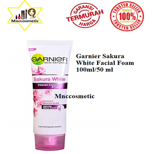 Garnier Sakura White Facial Foam 100ml/50 ml