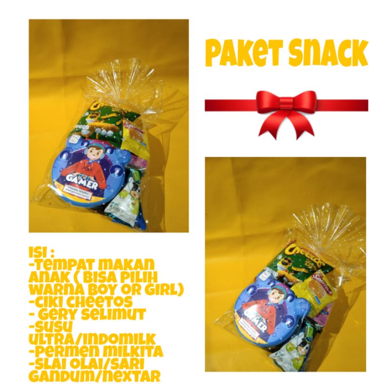 

Bingkisan ulang tahun anak/Paket Snack murah/souvernir ultah