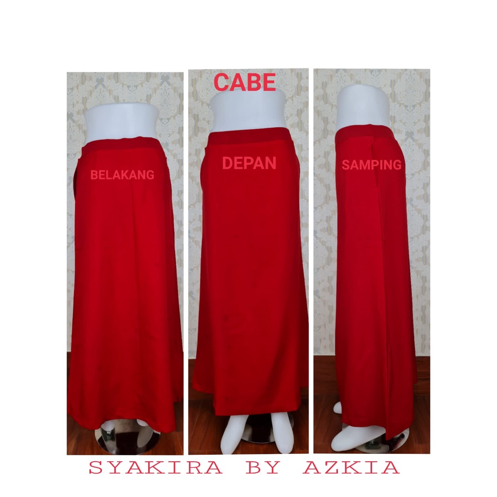 SALE !! Rok A rok tipe A rok kerja syakira letter A rok kerja murah - syakira-6