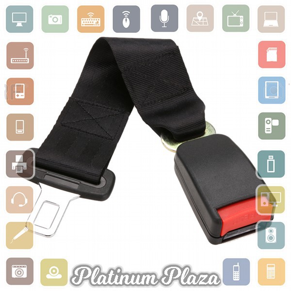 Sabuk Pengaman Mobil Tambahan Universal Safety Belt Extender - Black`EG5C98-