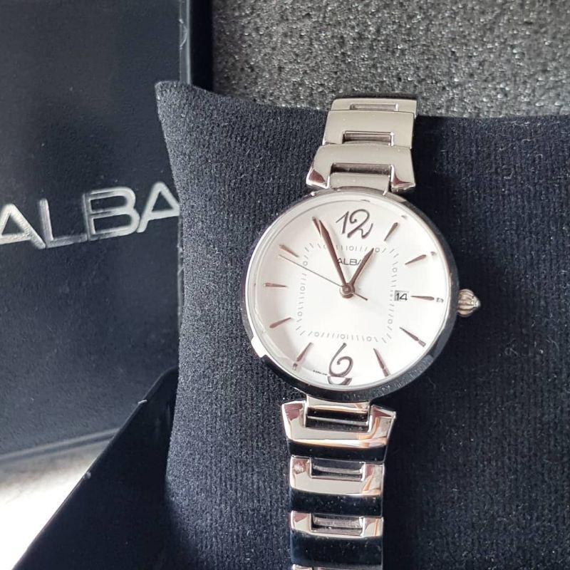 Jam Tangan Wanita Alba AH7Q77 AH7Q77X1 Garansi Resmi 1 Tahun Original