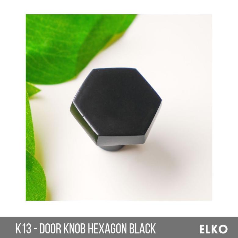 K13 Hexagon Door Knob Handle Gold | Tarikan Pintu Laci Segi 6