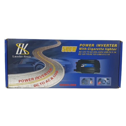 Power Inverter 500 Watt DC 12V to AC 220V 500w 12 Volt Lamko Sonic