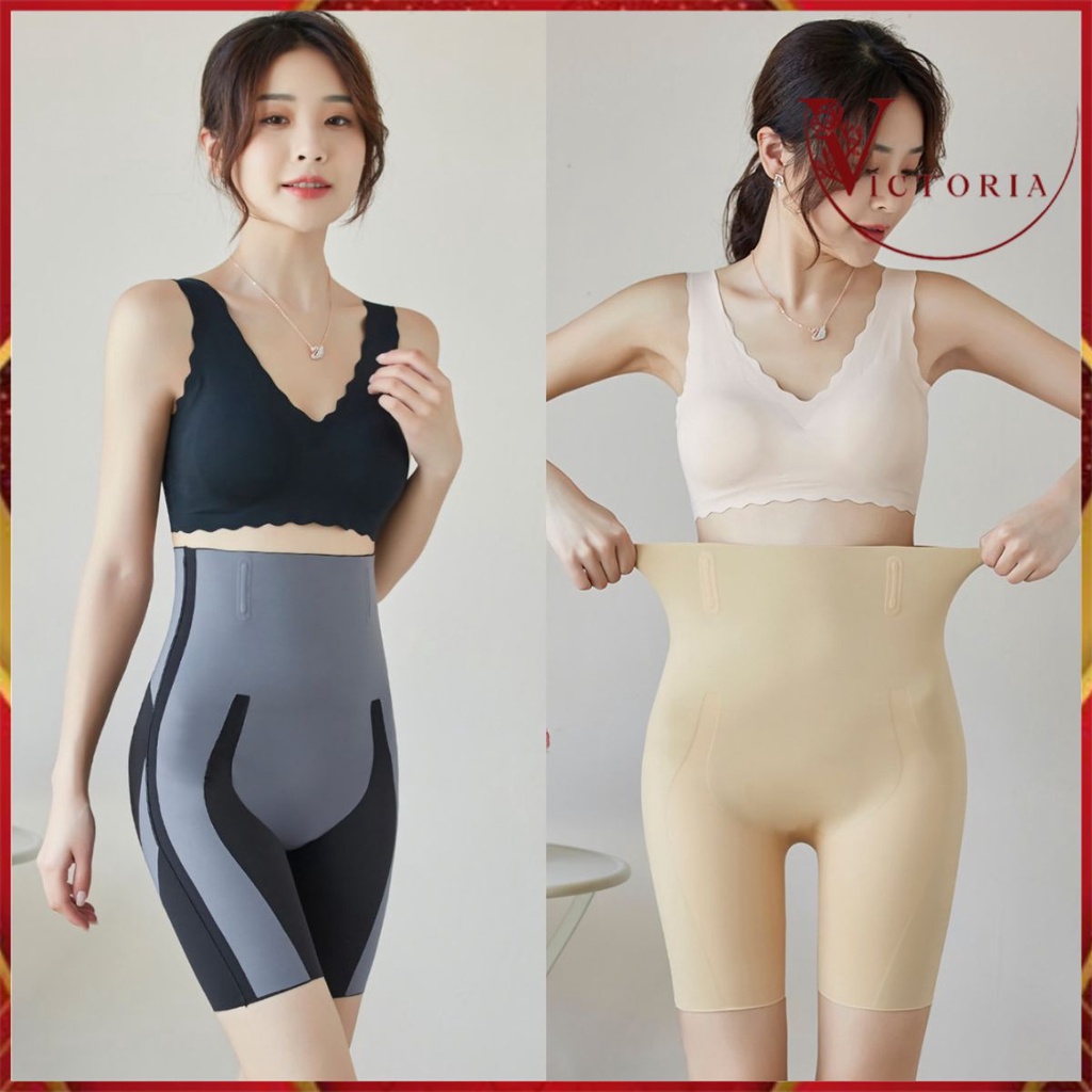 Victoria Celana Korset Pelangsing Tubuh Wanita Slimming Pants CD Pembentuk Tubuh High Waist 2067