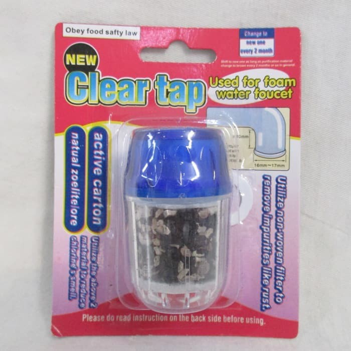 Saringan Kran Air Water Filter CLEAR TAP With Active Carbon