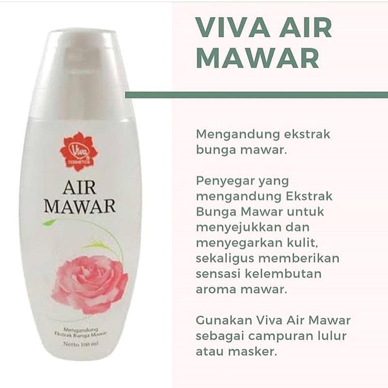 VIVA Milk Cleanser &amp; Face Tonic Indonesia / Air Mawar Waterdrop Sleeping Mask Queen Eye Brow Pencil / Toner Essence Mist Serum Eye Cream Sunscreen Masker Rose Water Lulur Hair Shampoo Conditioner Lotion / Foundation Powder Lip Balm Pensil Alis Puff Sponge