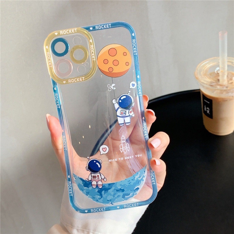 Softcase FH23 Planet Lucu for Xiaomi Redmi 8 9 Prime 9A 9i 9C 9T 10 Note 8 Pro 9 10 5G 11 Poco M3 X3 Pro NFC Pocophone