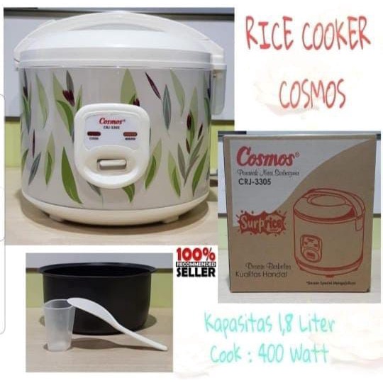 Rice Cooker/ MAGIC COM Cosmos CRJ 3305 | 1.8 Liter
