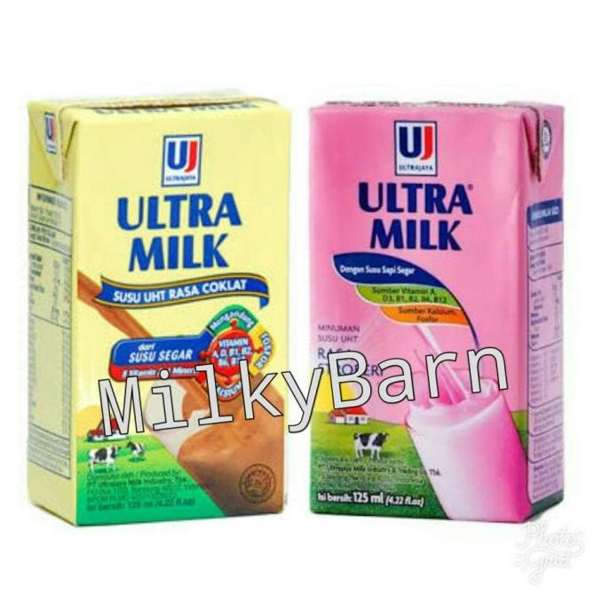 

BISA COD Susu UHT Ultra 125 ml - Stroberi