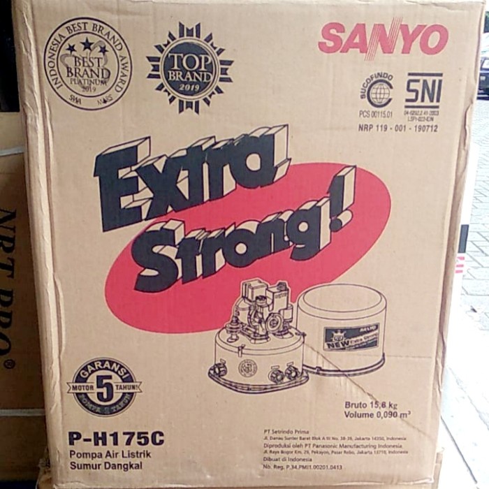 POMPA SANYO TABUNG 175WATT PH175C