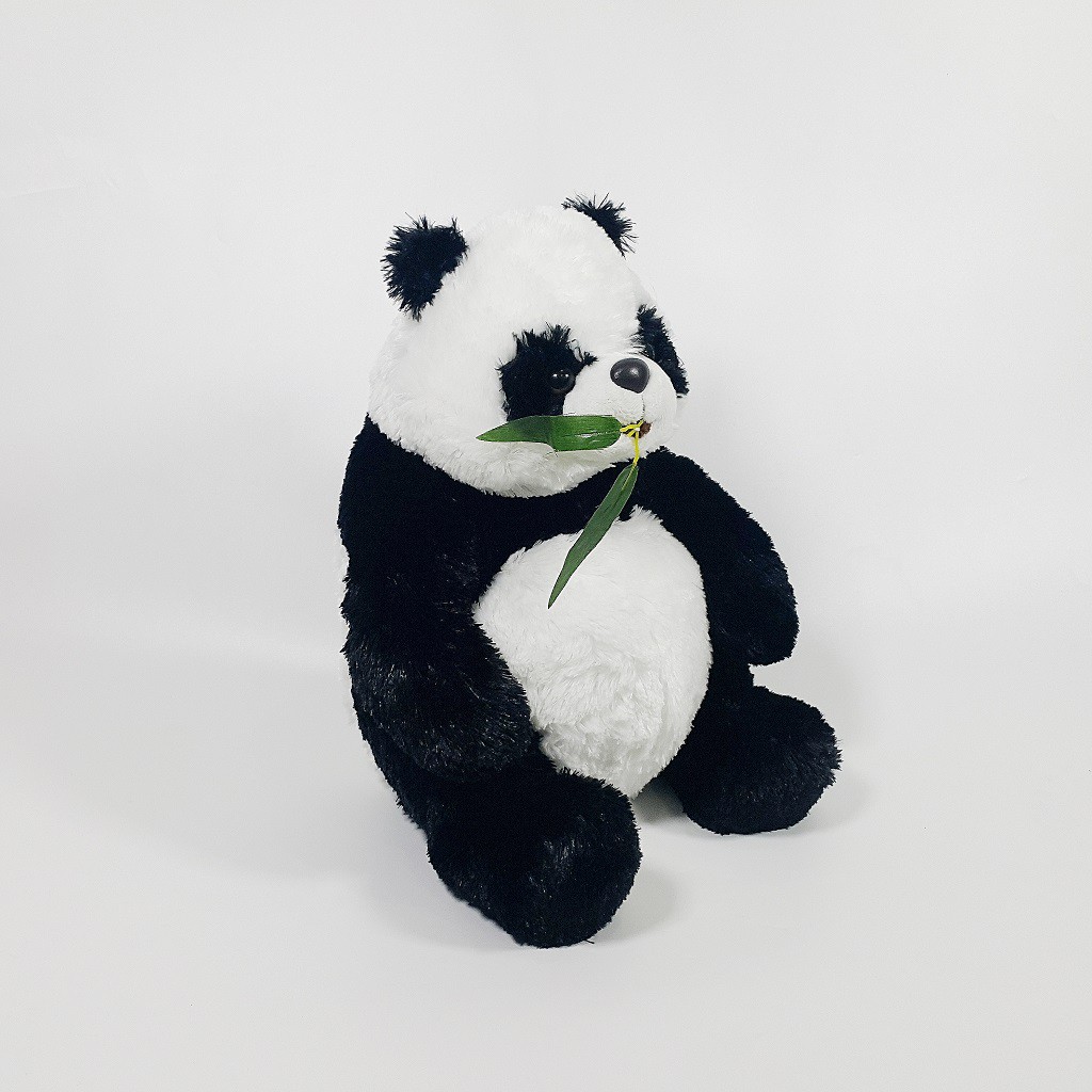 Boneka Panda ISTANA BONEKA Panda Bamboo besar lucu bear panda besar empuk fluffy kiki miu bambu plush black white we bear