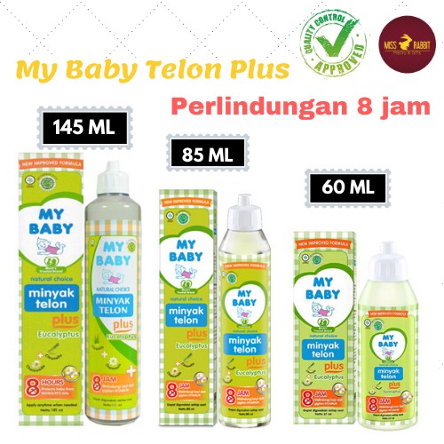 [TERMURAH] MINYAK TELON MY BABY 145 ML/150 ML PERLINDUNGAN 8 JAM [EXP 2024 KE ATAS]