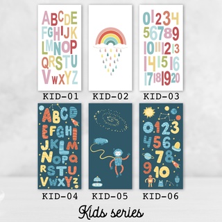 Hiasan Dinding Kamar Anak Dekorasi Bermain ABC Poster Rainbow (KIDS-04) #5