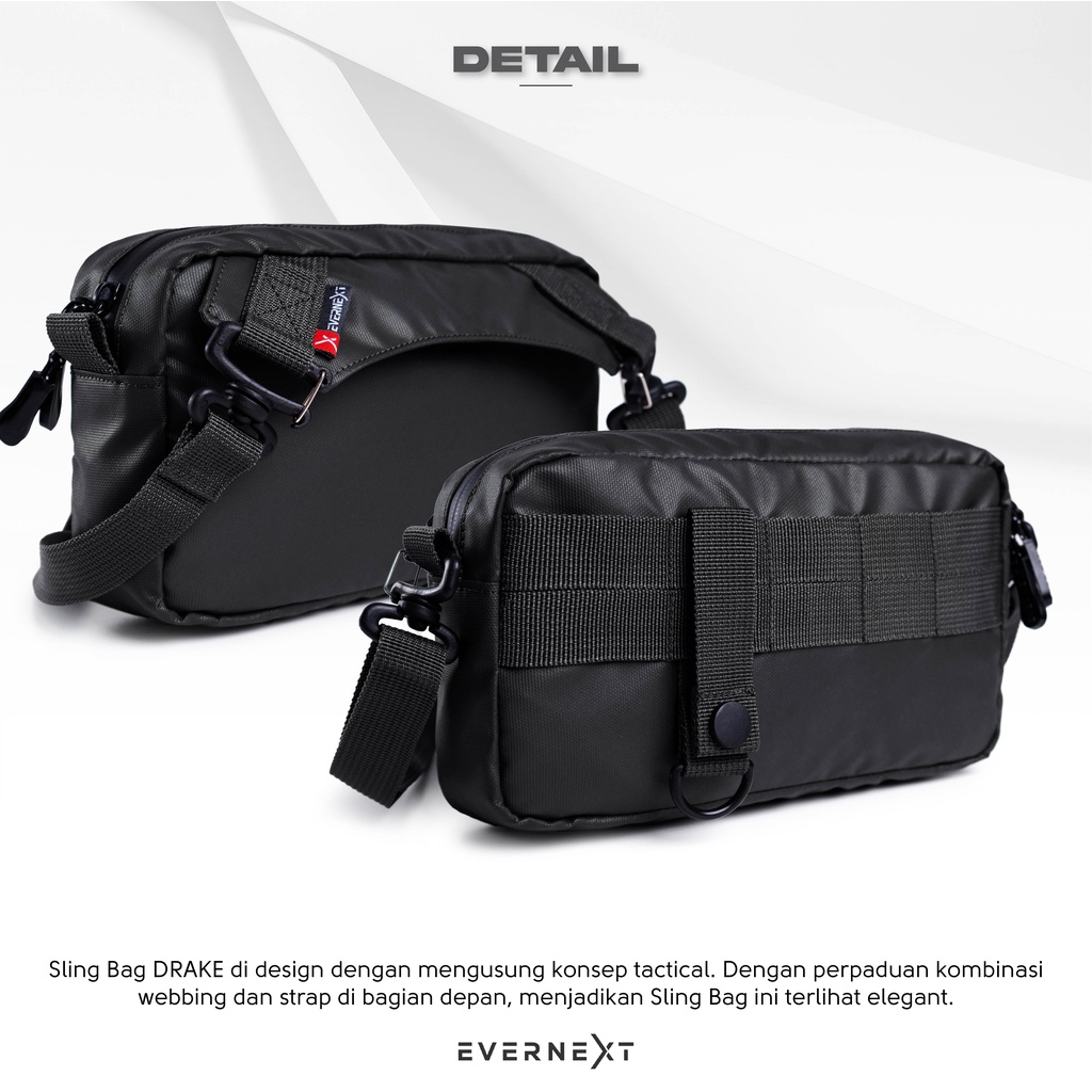 Tas Selempang Waistbag Distro Waterproof Phantom Tactical Pria Wanita Roowns Woven