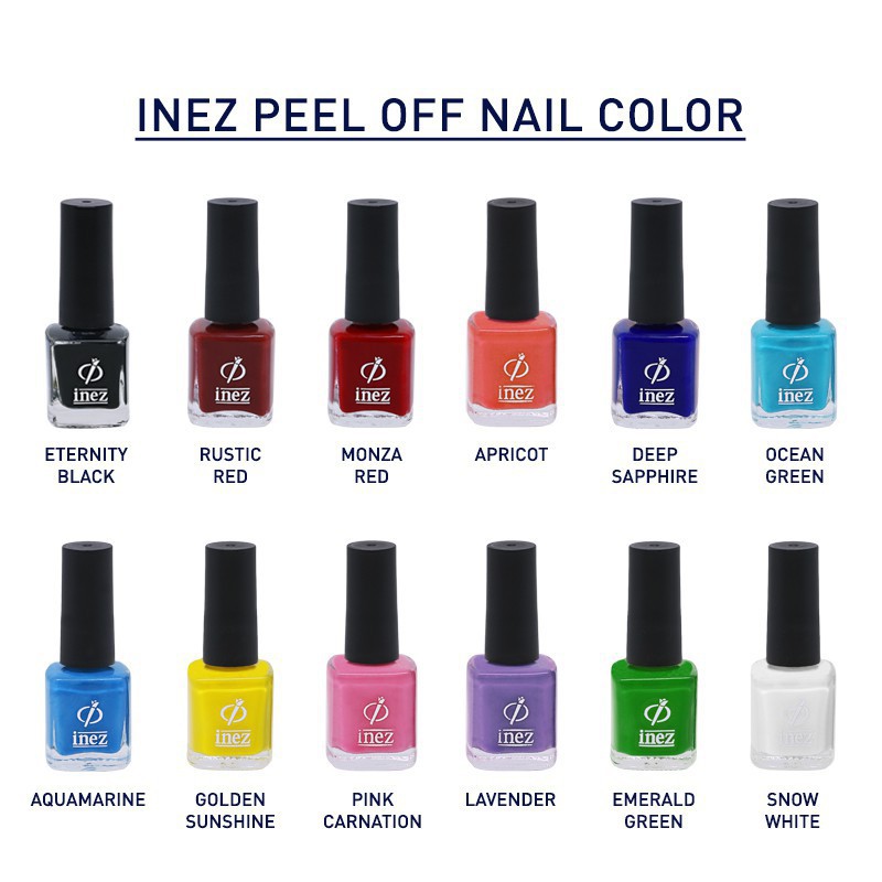 INEZ NAIL COLOR PEEL OFF 7ML