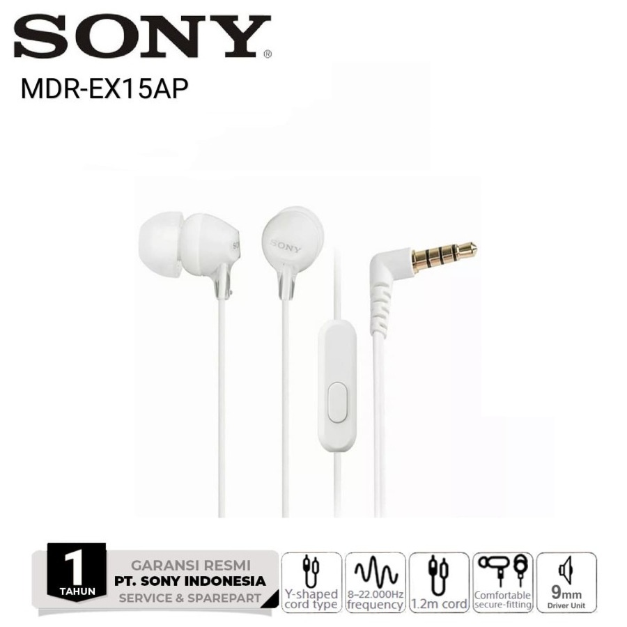 Earphone Sony MDR-EX15AP with Microphone