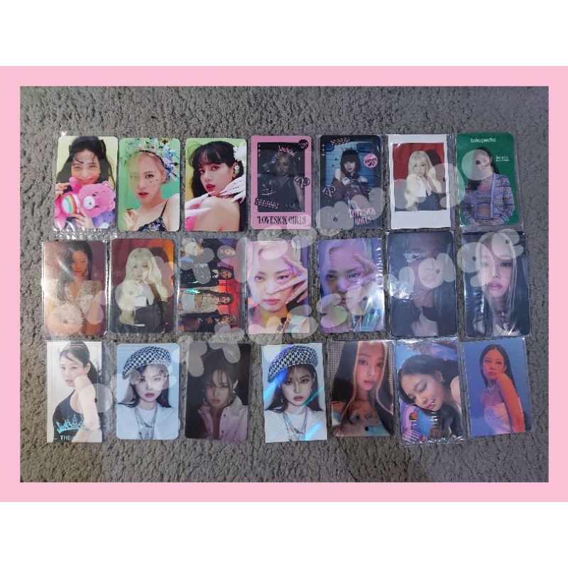 photocard blackpink