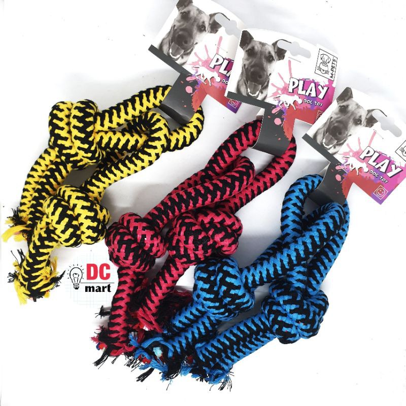 M-Pets TWIST EIGHT DOG TOY / Mainan Gigitan Anjing Anyaman