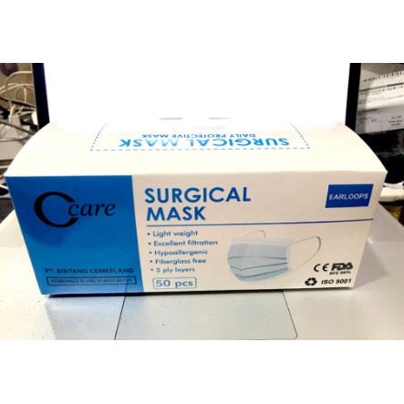 MASKER 3 PLY EARLOOP HEADLOOP 50PCS-5