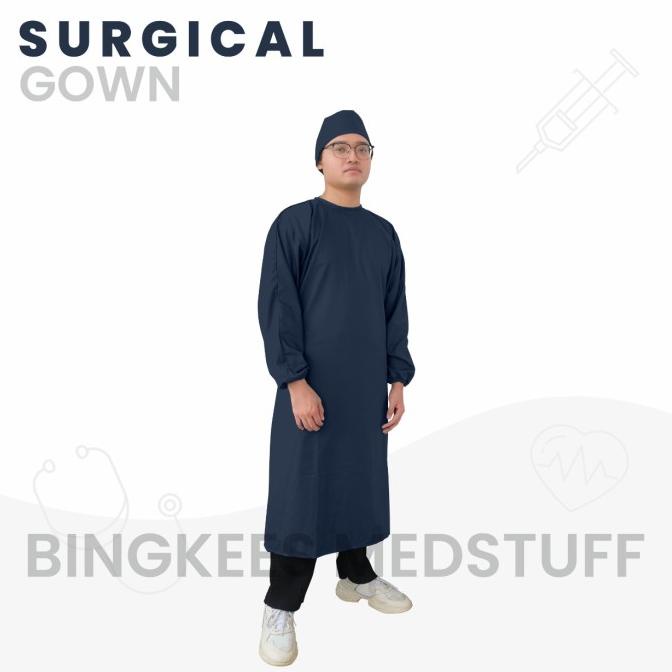 Surgical Gown American Drill / baju operasi / APD Gown
