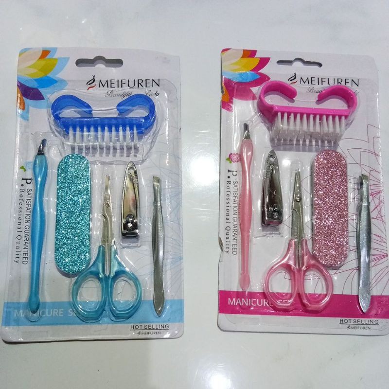 MANICURE SET 6 IN 1 GUNTING KUKU SET 6 IN 1