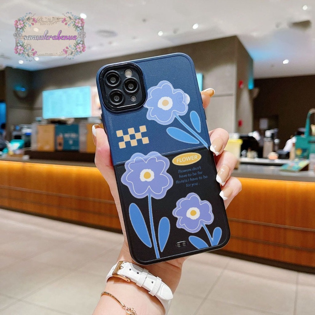 SS107 CASE MOTIF BUNGA OPPO A1K A3S A5S A12 A11K A7 F9 A15 A15S A16 A31 A8 A37 NEO 9 A52 A92 A53 A33 A54 A57 A39 SB4167