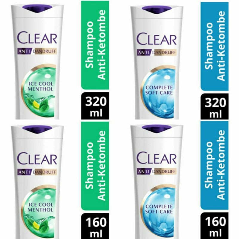 Clear Shampoo 320 ml/160 ml | Shopee Indonesia