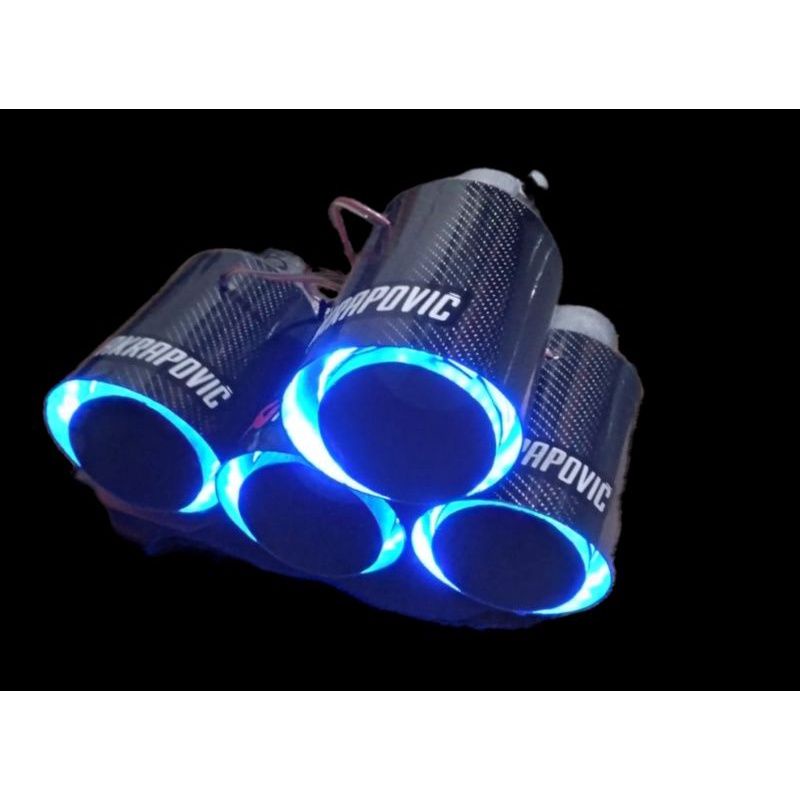 Tailpipe knalpot mobil LED variasi Knalpot mobil