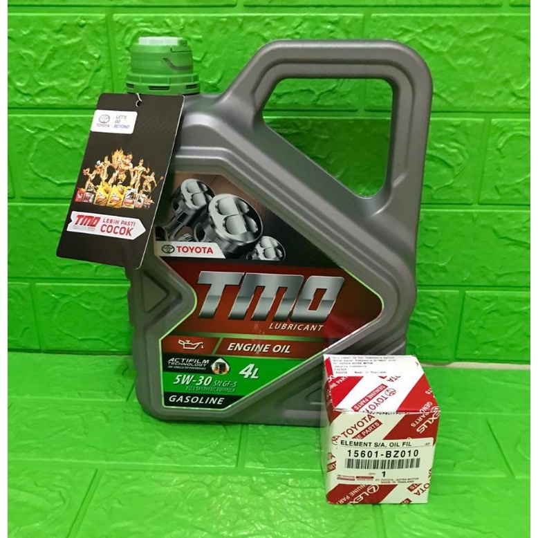 Oli mesin Toyota TMO 5W-30 4liter paket filter oli all new rush terios