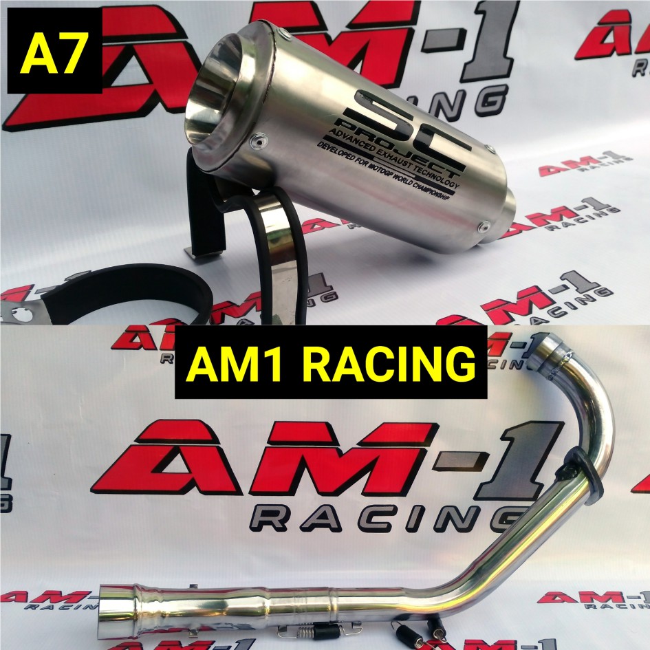 Knalpot Kolong Underbelly Sc Project Titan Ninja 250 Mono Z250 SL Pulsar 200